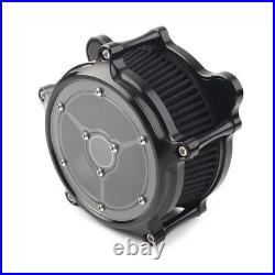 Black Clarity Air Cleaner Intake Filter for Harley Dyna Softail Touring Glide