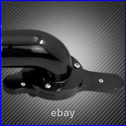Black Cone CNC Gauge Air Cleaner Filter with Gray Intake Element Fits For Harley