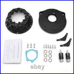 Black Cross Air Cleaner Filter For Harley Softail Slim Dyna FXDB Fat FXDF 00-15