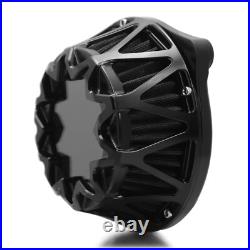 Black Cross Air Intake Filter For Harley Sportster Iron 883 1200 XR1200 Roadster