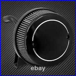 Black High Flow Air Intake Stage 1 Air Filter Cleaner Fit For Indian 2014-2022