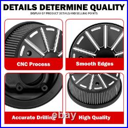 Black High Flow Intake Air Cleaner Filter Fit For Indian Vintage Chief Chieftain Black High Flow Intake Air Cleaner Filter Fit For Indian Vintage Chief Chieftain