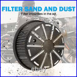 Black High Flow Intake Air Cleaner Filter Fit For Indian Vintage Chief Chieftain Black High Flow Intake Air Cleaner Filter Fit For Indian Vintage Chief Chieftain
