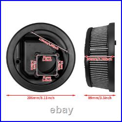 Black High Flow Intake Air Cleaner Filter Fit For Indian Vintage Chief Chieftain Black High Flow Intake Air Cleaner Filter Fit For Indian Vintage Chief Chieftain