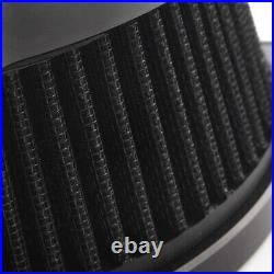Black Motorcycle Aluminum Air Filter Cleaner Fit Harley Softail Touring Dyna FXR