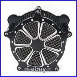 Black Motorcycle Aluminum Air Filter Cleaner For Harley Softail Touring Dyna FXR Black Motorcycle Aluminum Air Filter Cleaner For Harley Softail Touring Dyna FXR