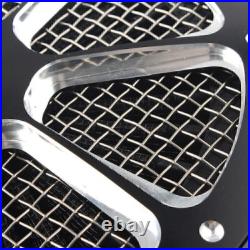 Black Motorcycle Aluminum Air Filter Cleaner For Harley Softail Touring Dyna FXR