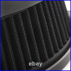 Black Motorcycle Aluminum Air Filter Cleaner For Harley Softail Touring Dyna FXR