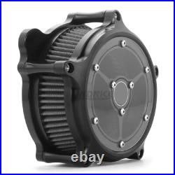 Black clarity Air intake cleaner filter For Harley road king 08-16 Softail 16-17