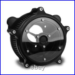 Black clarity Air intake cleaner filter For Harley road king 08-16 Softail 16-17