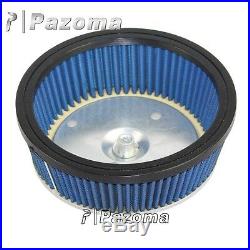 Blue Motorcycle Replacement Air Filter Blue For Harley FXDSE2 FLSTFI 2007 2008