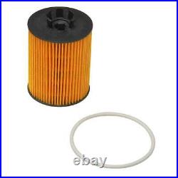 Bosch Oil & Air Filter With Triple QX C1 5W30 Engine Oil 5L & 4 Bosch Spark Plugs