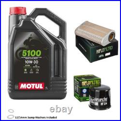 CB600 Air Oil Filter Kit Motul 5100 10w30 4L Honda CB600 F/FA Hornet 2009