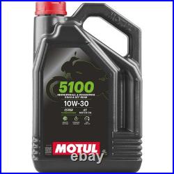 CB600 Air Oil Filter Kit Motul 5100 10w30 4L Honda CB600 F/FA Hornet 2009