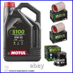CBR1000 RR Fireblade Air Oil Filter Kit Motul 5100 10w30 4L Honda CBR1000 2005