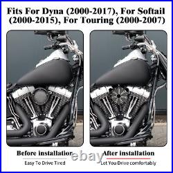 CNC Air Cleaner Filter Blue Intake For Harley Dyna Street Bob Fat Bob 2000-2017