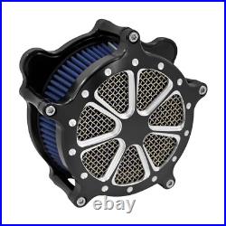 CNC Air Cleaner Filter Blue Intake For Harley Dyna Street Bob Fat Bob 2000-2017