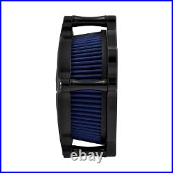 CNC Air Cleaner Filter Blue Intake For Harley Dyna Street Bob Fat Bob 2000-2017