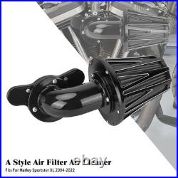 CNC Air Cleaner Filter Gray Intake For Harley Sportster XL Iron 48 72 2004-2022