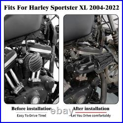 CNC Air Cleaner Filter Gray Intake For Harley Sportster XL Iron 48 72 2004-2022