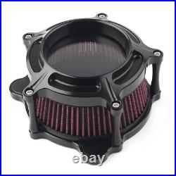 CNC Air Cleaner Intake Filter Fit Harley Dyna Softail Fatboy Touring Glide FLHT