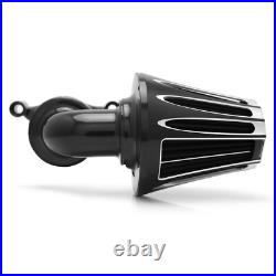 CNC Cone Air Cleaner Filters For Harley Big Twin Softail Dyna Touring 99-15