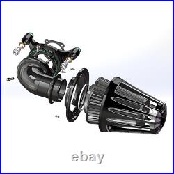 CNC Cone Air Cleaner Filters For Harley Big Twin Softail Dyna Touring 99-15