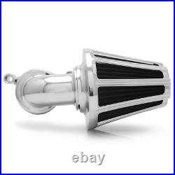 CNC Cut cone Air cleaner intake for Harley Softail Dyna 99-15 touring 00-07