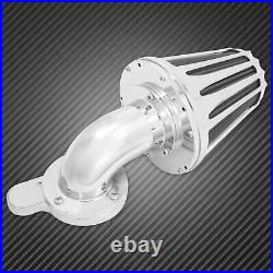 CNC Gauge Air Filter Stage One Cleaner Chrome Intake Fit For Harley Sportster XL