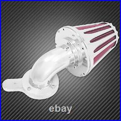 CNC Gauge Air Filter Stage One Cleaner Chrome Intake Fit For Harley Touring 2016