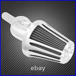 CNC Gauge Air Filter Stage One Cleaner Chrome Intake Fit For Harley Touring 2023