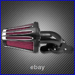 CNC Gauge Air Filter Stage One Cleaner Red Intake Fit For Harley Sportster XL883