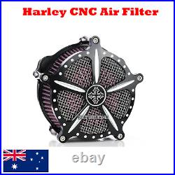 CNC Motorcycle Air Cleaner Intake Filter Harley Sportster XL 883 1200 1996-2015