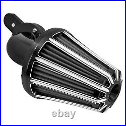 CNC Sucker Grey Air Filter Air Cleaner Intake Fit For Harley Softail Dyna 2000