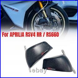 Carbon Fiber Brake Disk Cooler Air Duct Filters For APRILIA RSV4 RR/RS660 Racing Carbon Fiber Brake Disk Cooler Air Duct Filters For APRILIA RSV4 RR/RS660 Racing