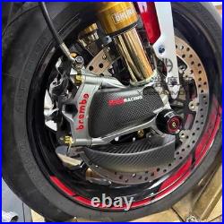 Carbon Fiber Brake Disk Cooler Air Duct Filters For APRILIA RSV4 RR/RS660 Racing Carbon Fiber Brake Disk Cooler Air Duct Filters For APRILIA RSV4 RR/RS660 Racing