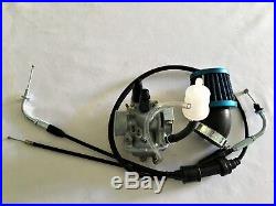 Carburetor Air Filter & Throttle Cable for Yamaha PW80 Dirt Bike 1983-2006 PP#21