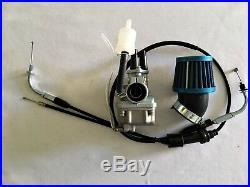 Carburetor Air Filter & Throttle Cable for Yamaha PW80 Dirt Bike 1983-2006 PP#21