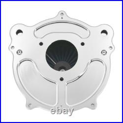 Chrome Air Cleaner Blue Intake Filter Fit For Touring Trike 2008-16 Softail 2016