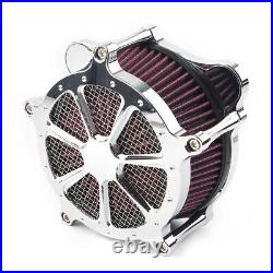 Chrome Air Cleaner Intake Air Filter Fit Harley Touring Trike 2008-2016