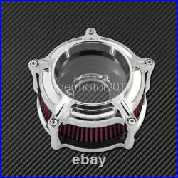 Chrome Clarity Air Cleaner Intake Filter Fit For Harley Sportster XL833 04-20