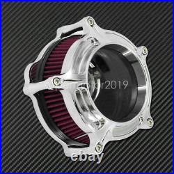 Chrome Clarity Air Cleaner Intake Filter Fit For Harley Sportster XL833 04-20