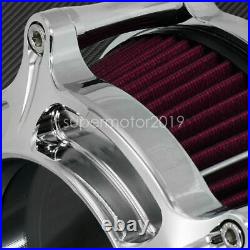 Chrome Clarity Air Cleaner Intake Filter Fit For Harley Sportster XL833 04-20