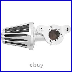Chrome Cone Air Cleaner Filter Fits For Harley Sportster XL 883 1200 2004-2023