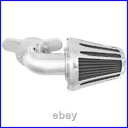 Chrome Cone Air Cleaner Filter Fits For Harley Sportster XL 883 1200 2004-2023