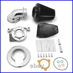 Chrome Cone Air Filter For Harley Touring FLHT Ultra FLHTCU Limited FLHTK 08-16
