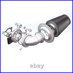 Chrome Cone Air Filter For Harley Touring FLHT Ultra FLHTCU Limited FLHTK 08-16