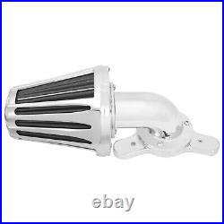 Chrome Cone Air Filter Gray Element For Harley Softail Breakout Fat Boy 00-2015