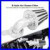 Chrome-Cone-Air-Filter-Gray-Element-For-Harley-Touring-Road-Electra-Glide-00-07-01-cy