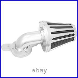 Chrome Cone Air Filter Gray Element For Harley Touring Road Electra Glide 00-07